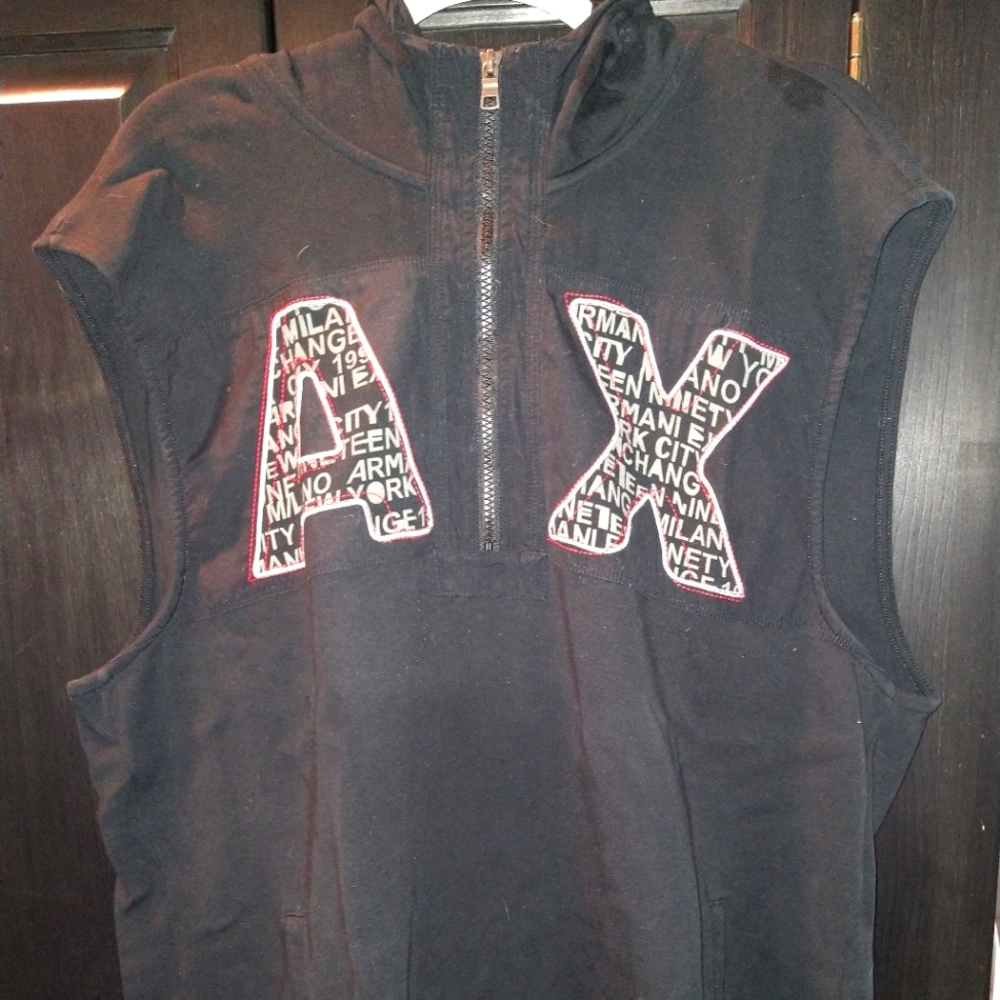 Armani Exchange Sleeveless Hoodie